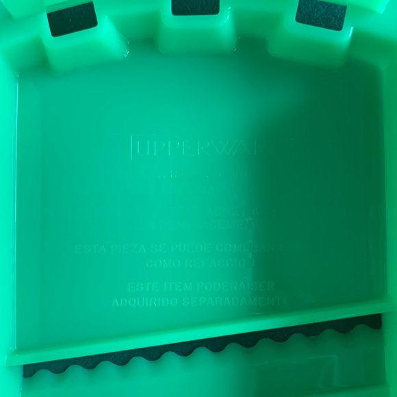 Vintage Tupperware Jadeite Green veggie cheese Grater and Mandolin Bowl … - Picture 5 of 5